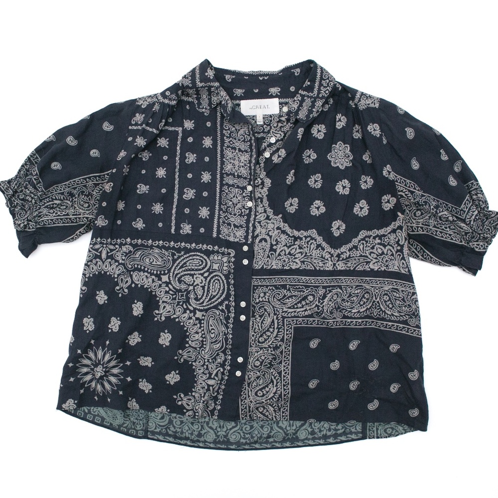 The Great. The Whistle Top Paisley Blue Size M